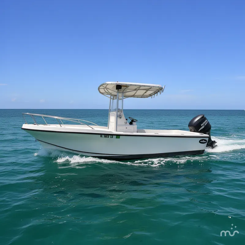 Slide: The Image of Dusky 203 Open Fisherman 2003 - 2