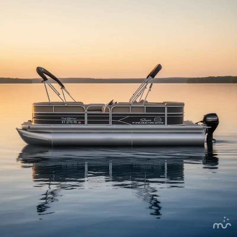The Image of Sun Tracker Party Barge 20 DLX 2017 - 0