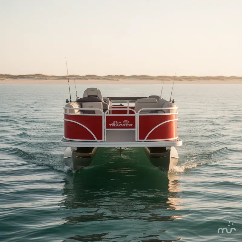 Slide: The Image of Sun Tracker Fishin' Barge 22 DLX 2026 - 2