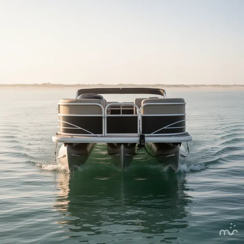 Slide: The Image of Sun Tracker Party Barge 22 RF DLX 2019 - 3