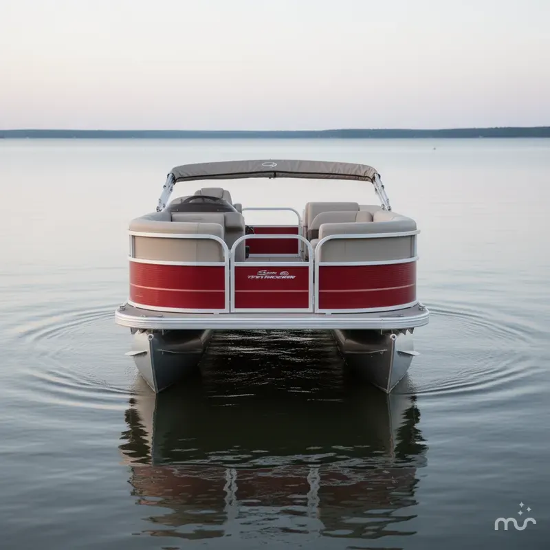 Slide: The Image of Sun Tracker Party Barge 18 Deluxe 2026 - 1