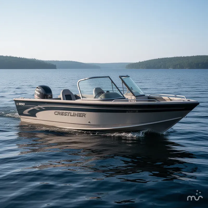 Slide: The Image of Crestliner 1850 Sportfish 2000 - 1