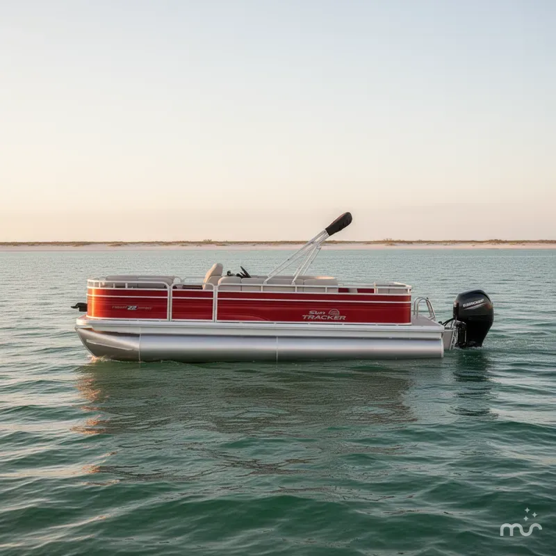 Slide: The Image of Sun Tracker Fishin' Barge 22 DLX 2026 - 1