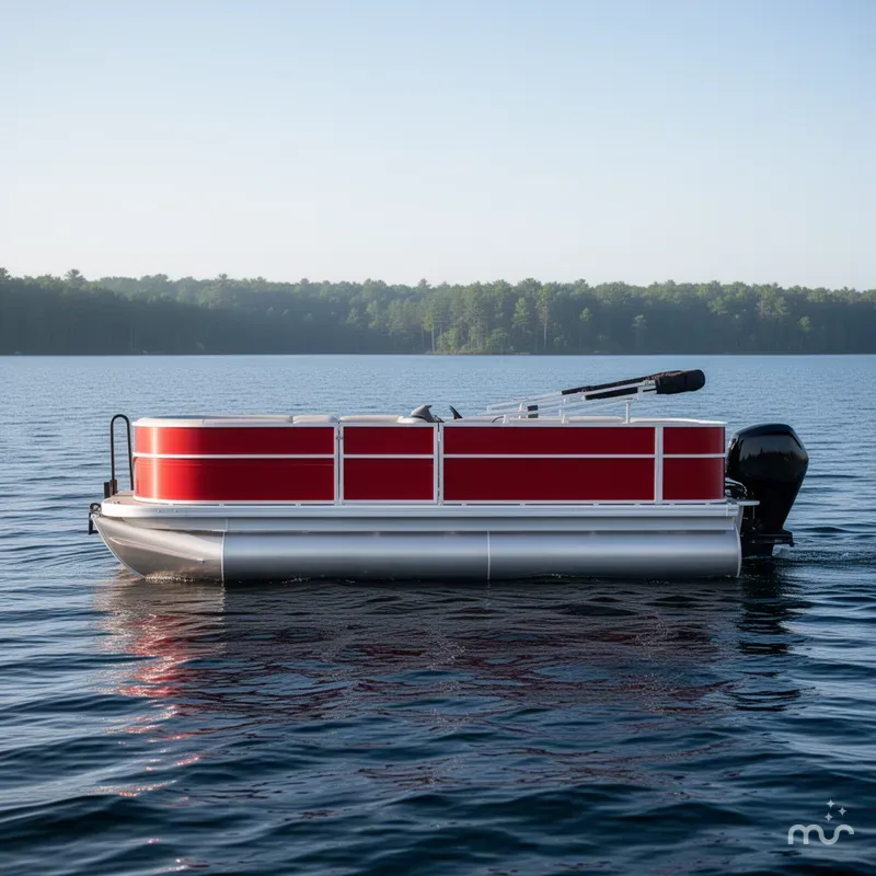 Slide: The Image of Sun Tracker Party Barge 18 DLX 2026 - 1