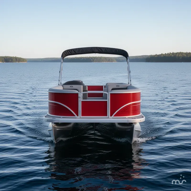 Slide: The Image of Sun Tracker Party Barge 18 DLX 2026 - 2