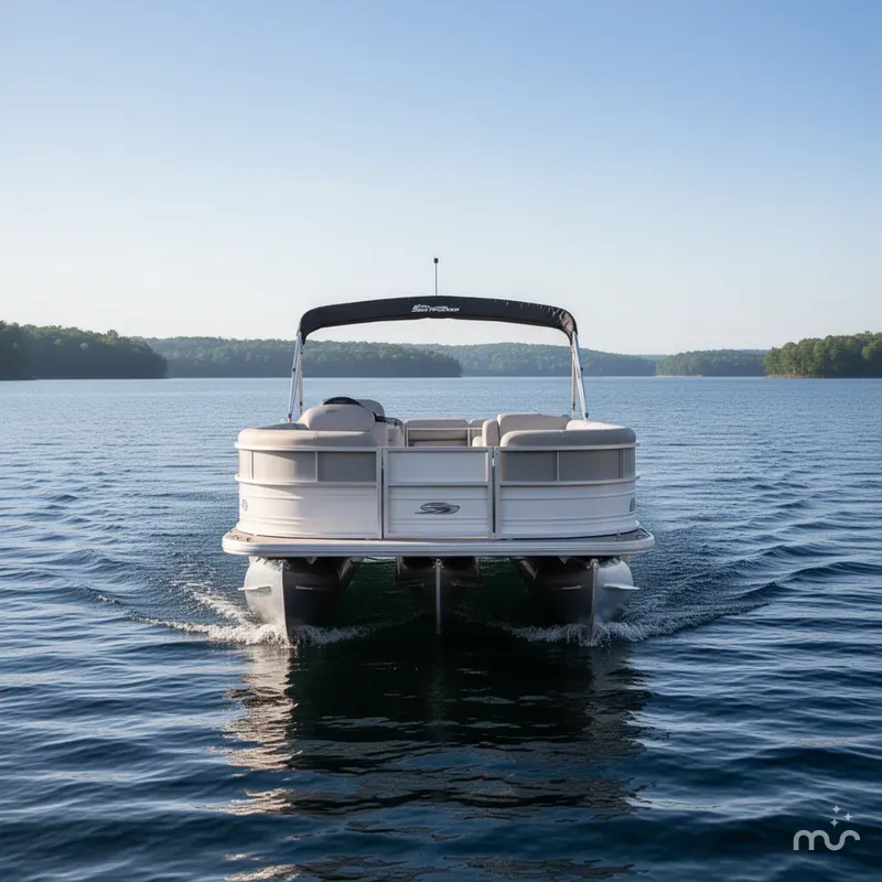 Slide: The Image of Sun Tracker Party Barge 20 DLX 2026 - 2