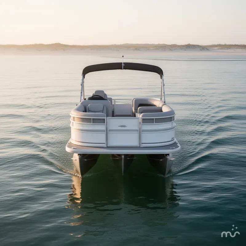 Slide: The Image of Sun Tracker Party Barge 16 DLX 2026 - 3