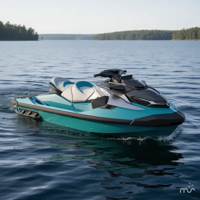 The Image of Sea-Doo GTX Limited 325 Teal Metallic 2026 - 0