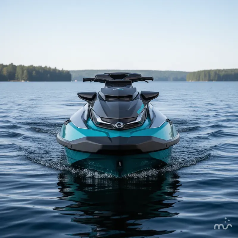 Slide: The Image of Sea-Doo GTX Limited 325 Teal Metallic 2026 - 1