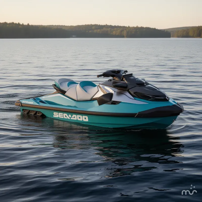 Slide: The Image of Sea-Doo GTX Limited 325 Teal Metallic 2026 - 2