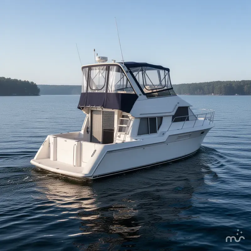 Slide: The Image of Carver Yachts 370 Voyager 1998 - 2