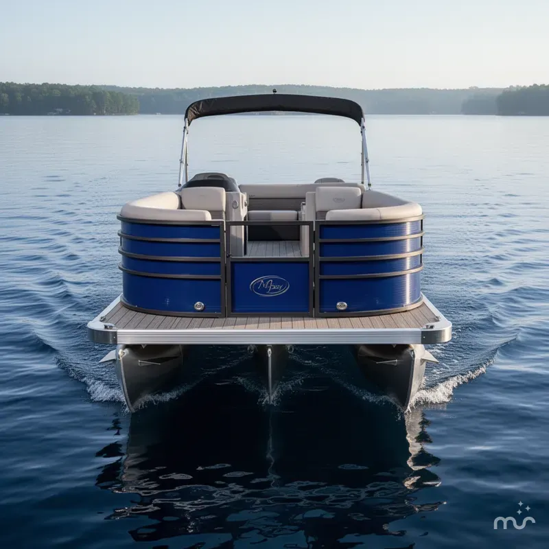 Slide: The Image of Montego Bay 8522 Fish & Cruise Deluxe Pontoon & 90HP Honda 4Stroke 2021 - 2
