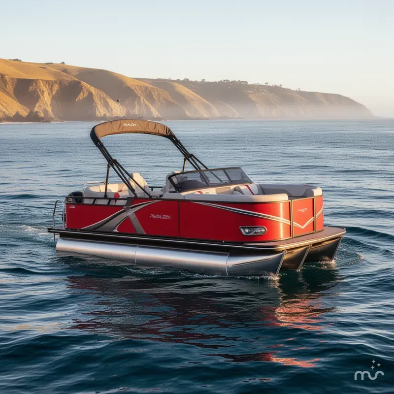 Slide: The Image of Avalon LSZ Elite Windshield - 23 FT w/ 200HP Mercury! 2026 - 2
