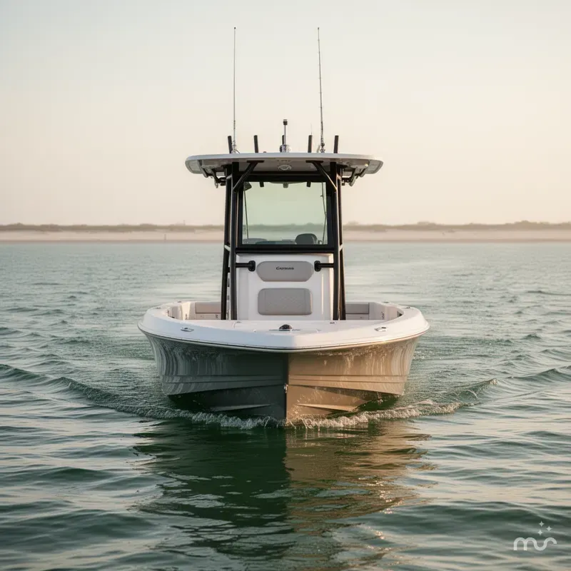 Slide: The Image of Caymas Hybrid Boat 2027 - 1