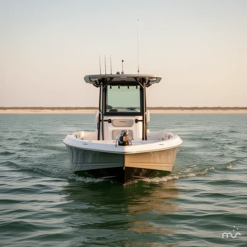 Slide: The Image of Caymas Hybrid Boat 2027 - 1