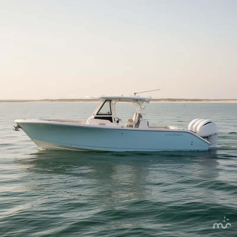 Slide: The Image of Cobia 305 Center Console 2027 - 2