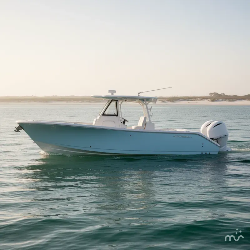 Slide: The Image of Cobia 305 Center Console 2027 - 2