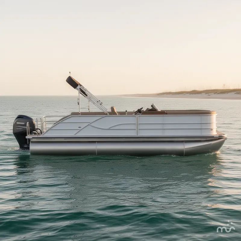 Slide: The Image of Bentley Pontoons Legacy 223 Swingback 2027 - 1