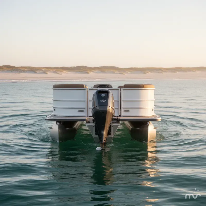 Slide: The Image of Bentley Pontoons Legacy 223 Swingback 2027 - 2