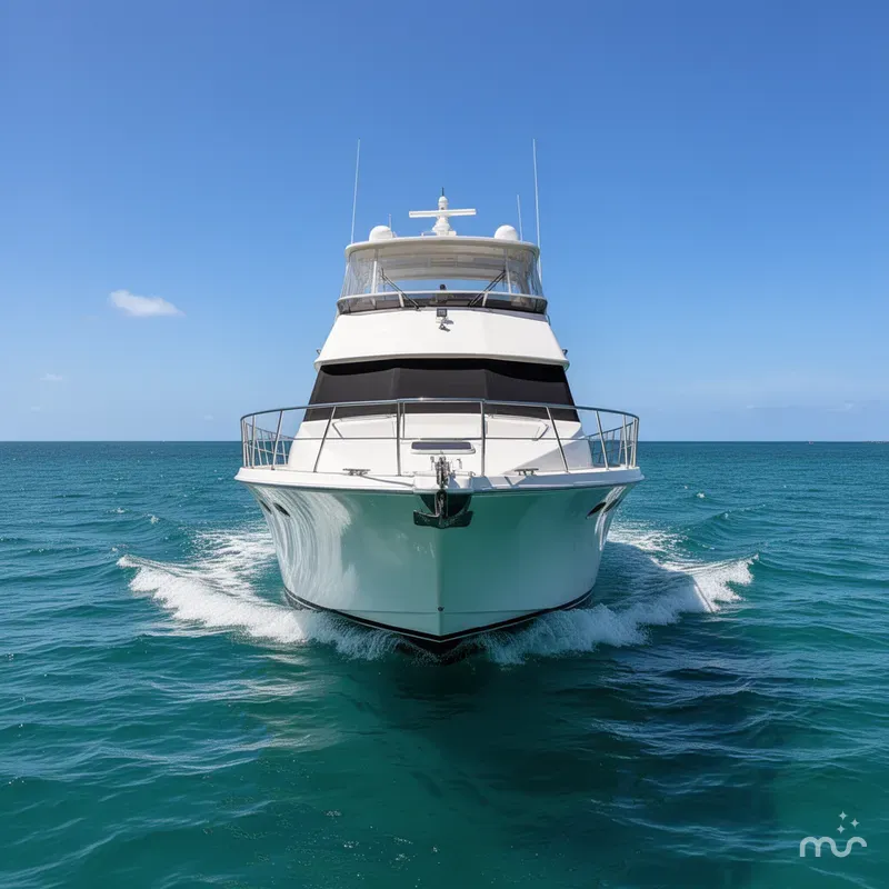 Slide: The Image of Meridian 490 Pilothouse 2003 - 1
