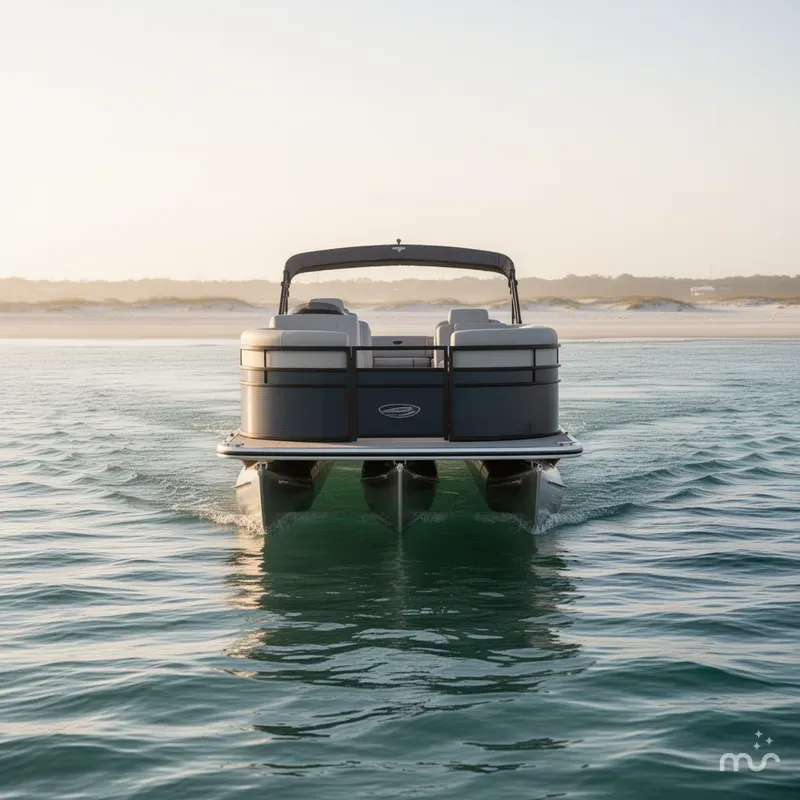 Slide: The Image of Bentley Pontoons Legacy 243 Navigator 2026 - 1