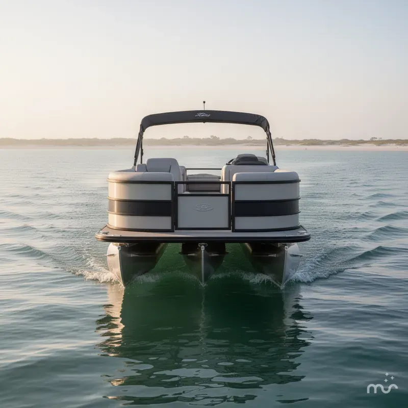 Slide: The Image of Bentley Pontoons Legacy 243 Navigator 2026 - 2