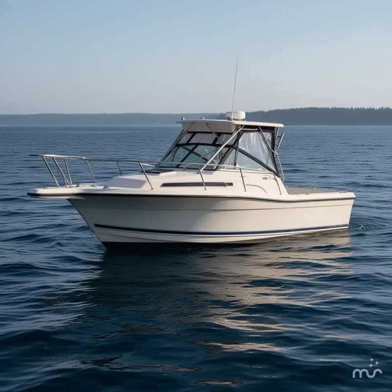 Slide: The Image of Bayliner 2502 Trophy Walkaround 1997 - 3