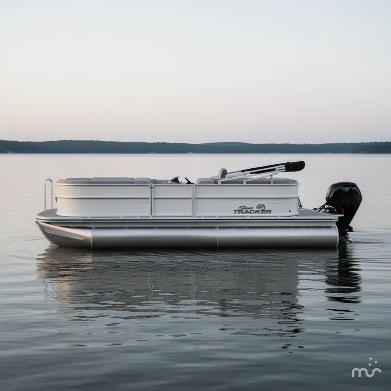 Slide: The Image of Sun Tracker Party Barge 20 DLX 2026 - 1