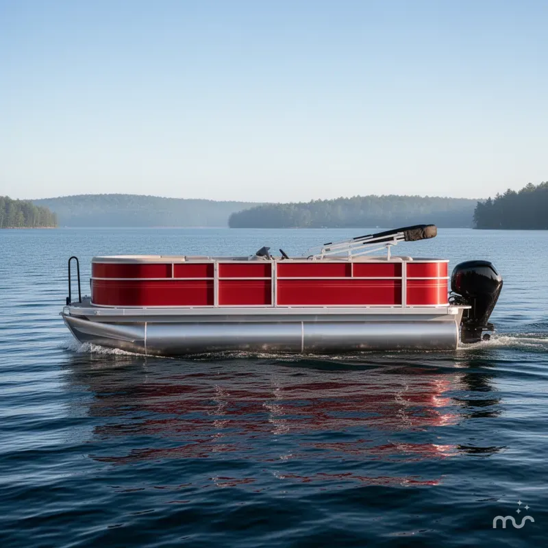 Slide: The Image of Sun Tracker Party Barge 18 DLX 2026 - 1
