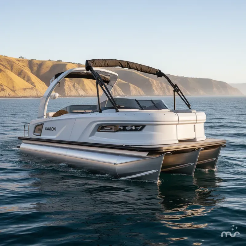 The Image of Avalon Excalibur - 27 FT Elite Windshield w/ 500HP Mercury Racing Engine! 2025 - 0