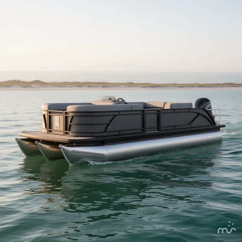 Slide: The Image of Godfrey Sweetwater 22' Single Flip Lounge Tritoon - 2286 SFLC 2026 - 1