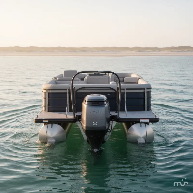 Slide: The Image of Godfrey Sweetwater 22' Single Flip Lounge Tritoon - 2286 SFLC 2026 - 2