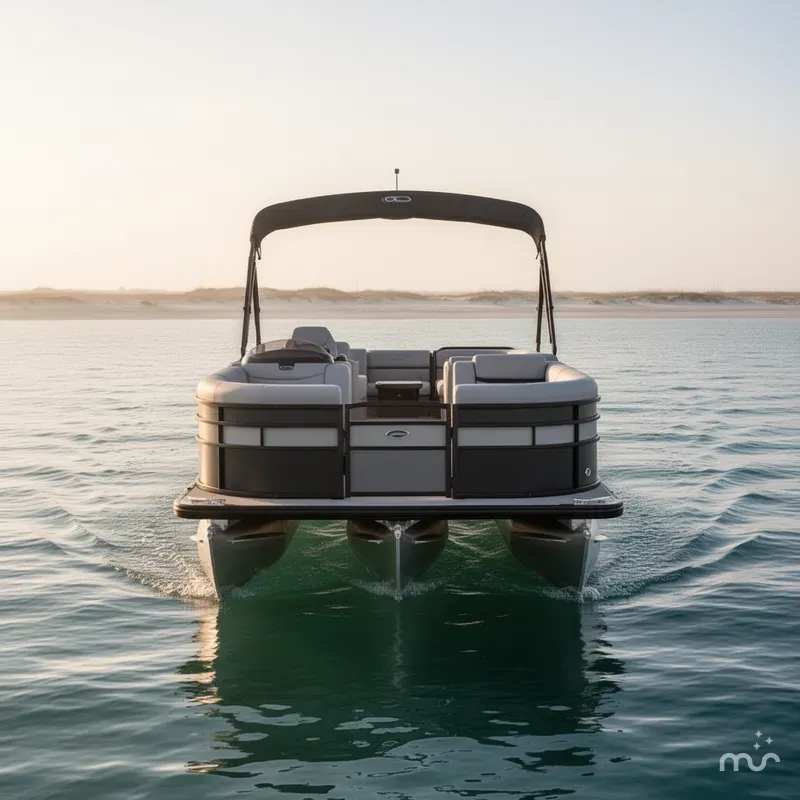Slide: The Image of Godfrey Sweetwater 22' Single Flip Lounge Tritoon - 2286 SFLC 2026 - 1