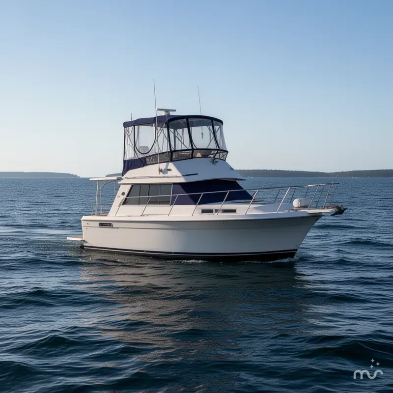 Slide: The Image of Carver Yachts 28 Voyager 1986 - 1