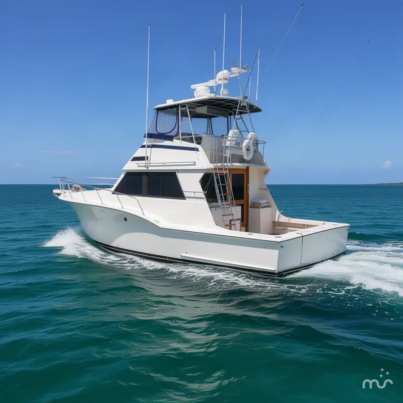 Slide: The Image of Hatteras 46 Convertible 1984 - 1
