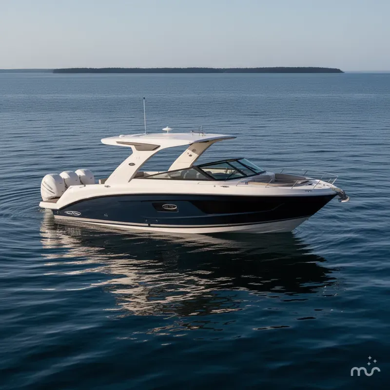 Slide: The Image of Sea Ray SLX 350 Outboard 2021 - 2