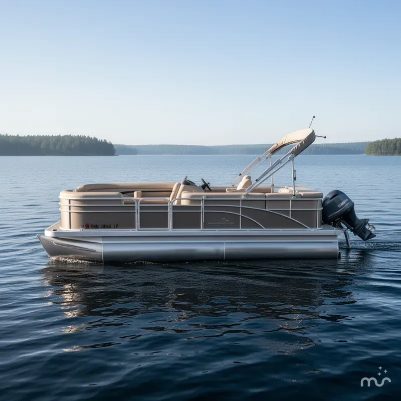 Slide: The Image of Bennington 208 SL & 50HP Yamaha 4Stroke 2017 - 1