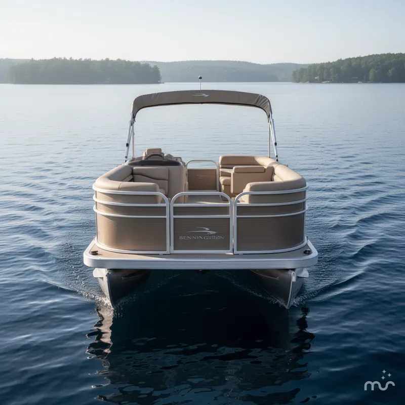 Slide: The Image of Bennington 208 SL & 50HP Yamaha 4Stroke 2017 - 2