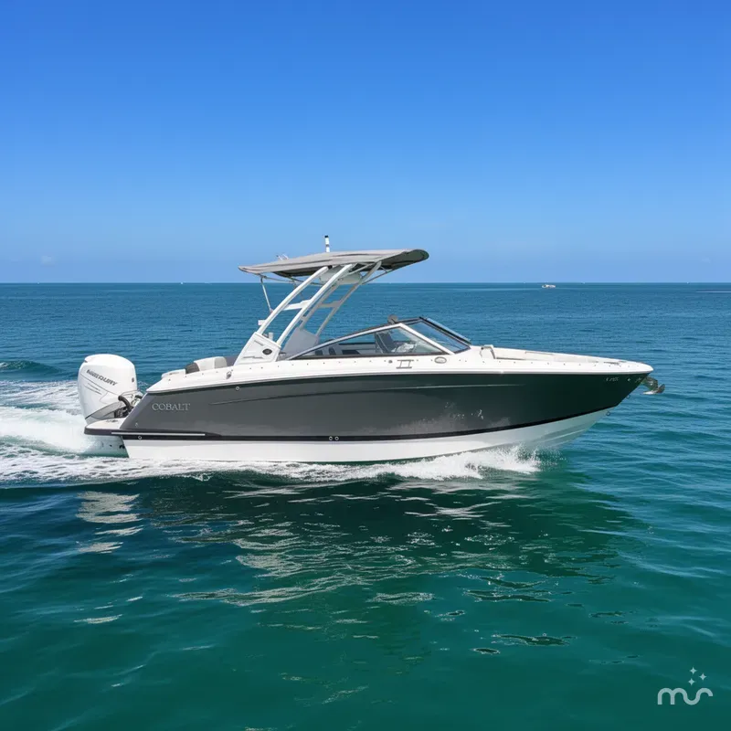 Slide: The Image of Cobalt R6 Outboard 2022 - 2