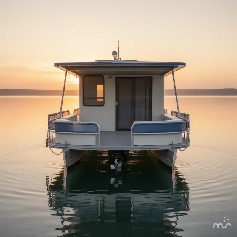Slide: The Image of Stardust Cruisers Houseboat 1977 - 1