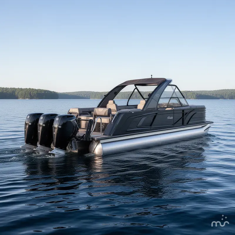 The Image of Avalon Excalibur Quad Lounge Windshield - 27' 2027 - 0