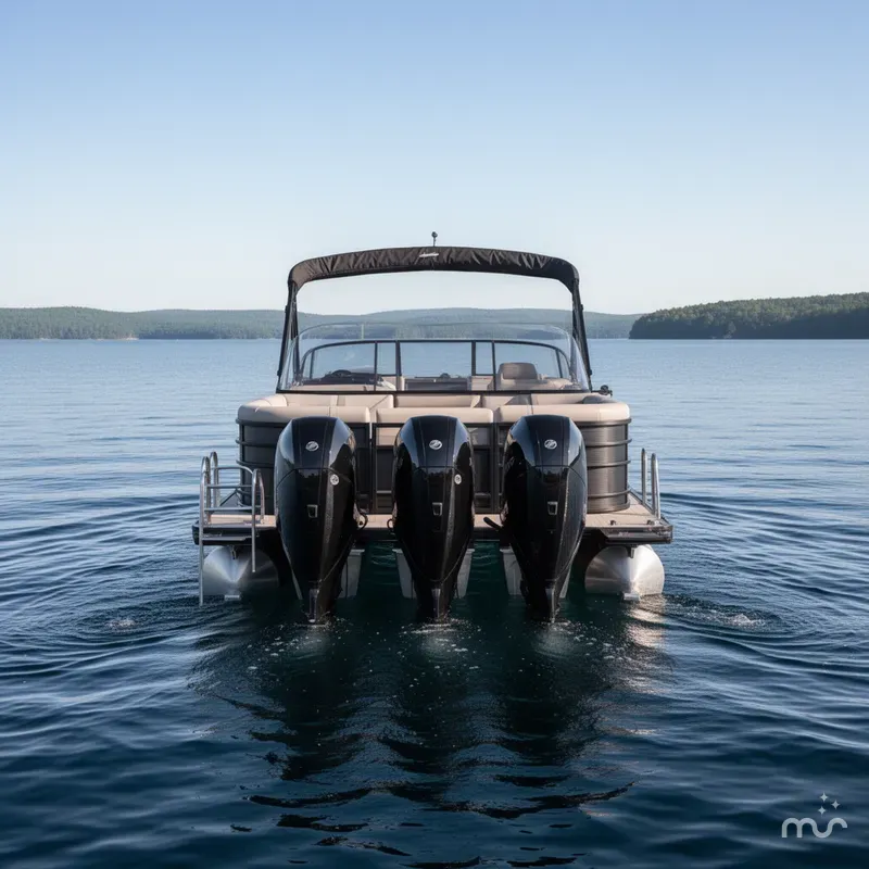 Slide: The Image of Avalon Excalibur Quad Lounge Windshield - 27' 2027 - 2