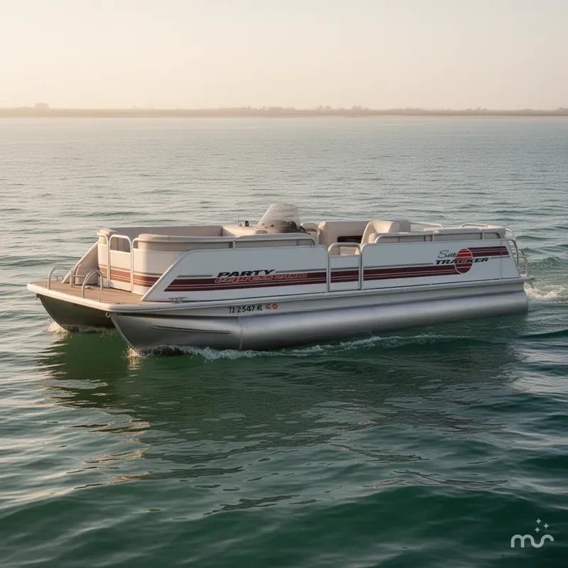 Slide: The Image of Sun Tracker Party Barge 240 1994 - 1