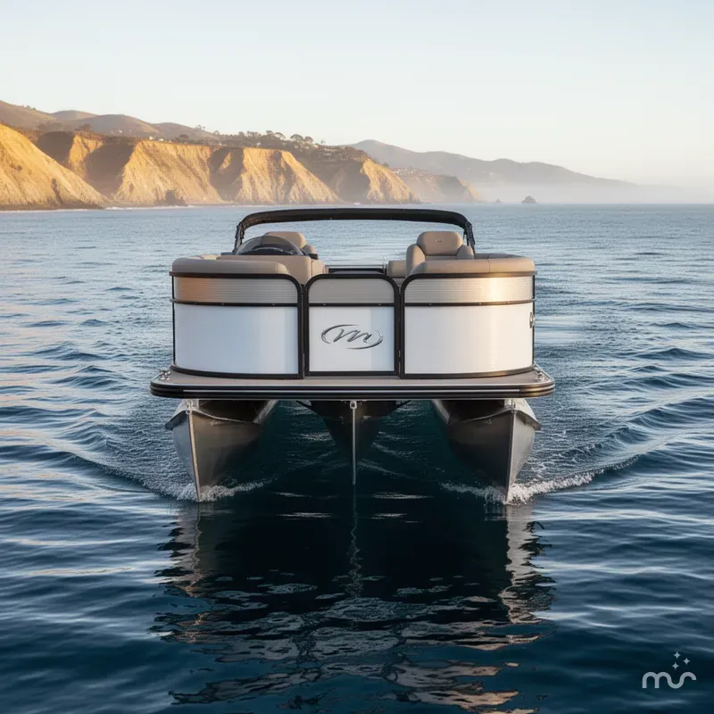 Slide: The Image of Manitou 24 Aurora LE Twin Tube w/ 115HP Mercury! 2021 - 1