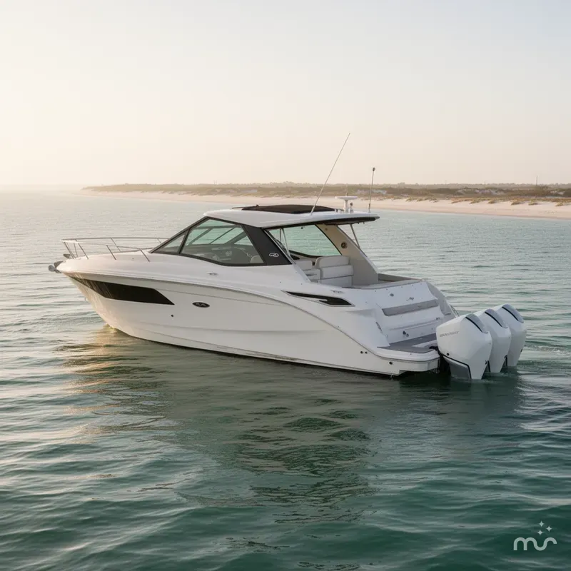 Slide: The Image of Sea Ray 320 SUNDANCER COUPE OUTBOARD 2021 - 2