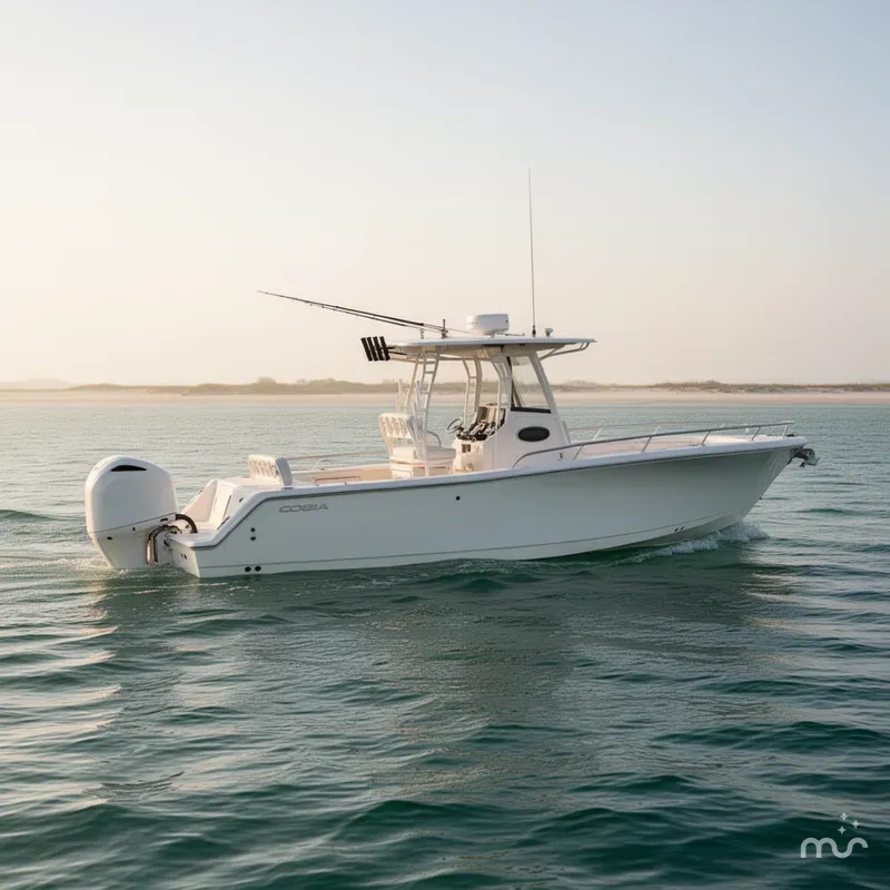 Slide: The Image of Cobia 305 Center Console 2026 - 2