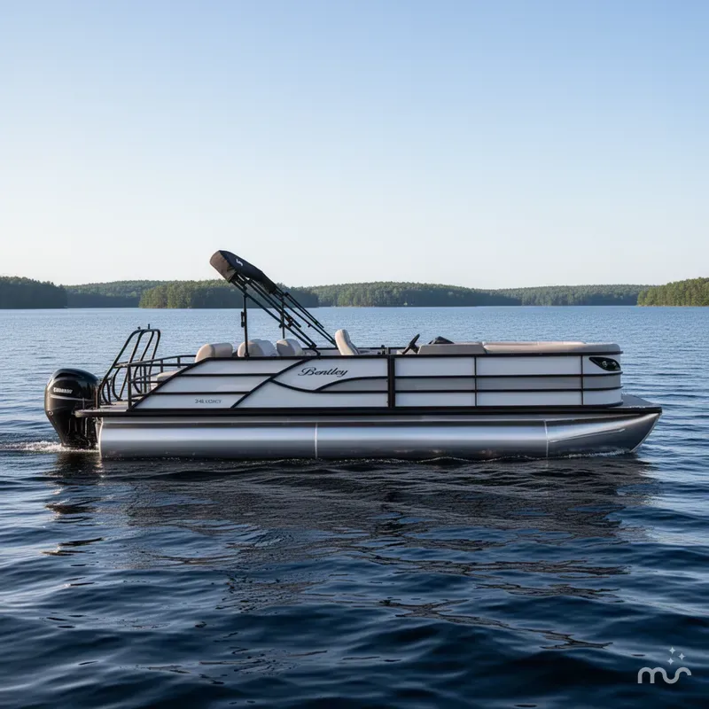 Slide: The Image of Bentley Pontoons Legacy 243 QSB 2027 - 1