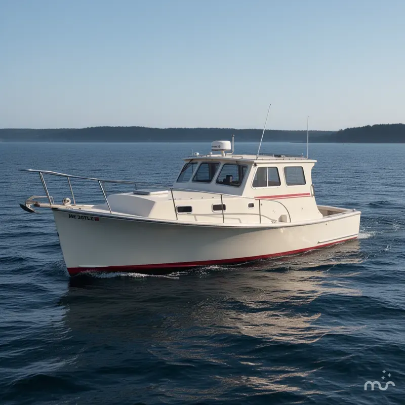 The Image of Portsmouth Downeast Cruiser Lobster Yacht 1990 - 0