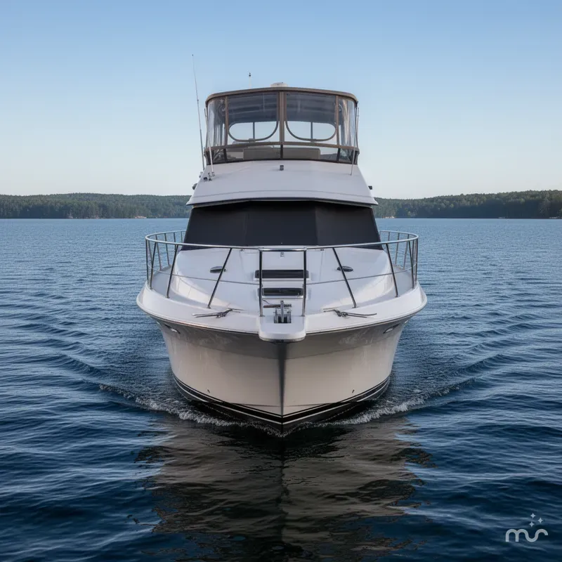 Slide: The Image of Carver Yachts 38 Aft Cabin Motor Yacht 3807 1988 - 1