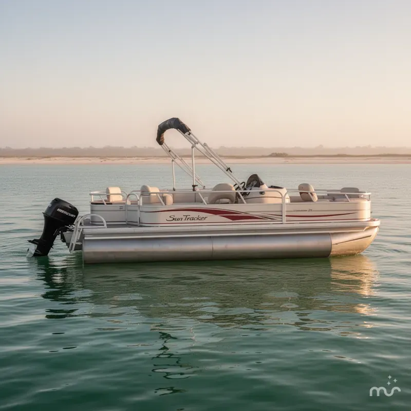 Slide: The Image of Sun Tracker Fishin' Barge 21 Signature Series 2008 - 2